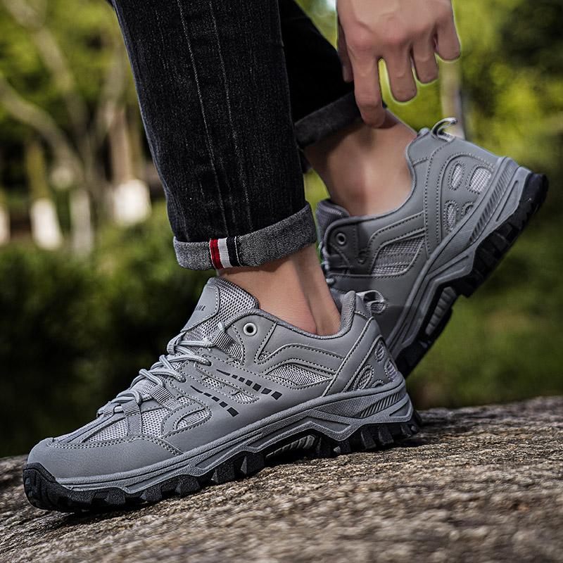 Herren Wasserdichte Wanderschuhe Outdoor Paar Wanderschuhe Modische und Vielseitige Leichte und Lässige Sportschuhe