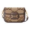 Gucci Horsebit 1955 Jumbo GG Mini Shoulder Bag Beige Brown Canvas Trim  Web Strap Crossbody Handbag for Women Daily Commute 658574-UKMDG-2570