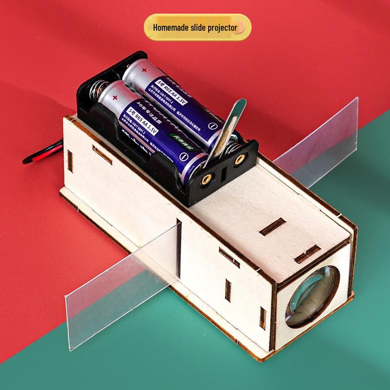DIY Optical Slide Projector Kit for Kids - STEAM Science Experiment