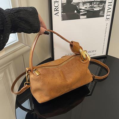 Borsa a cuscino, Borsa a mano retrò autunno e inverno, Borsa piccola Boston