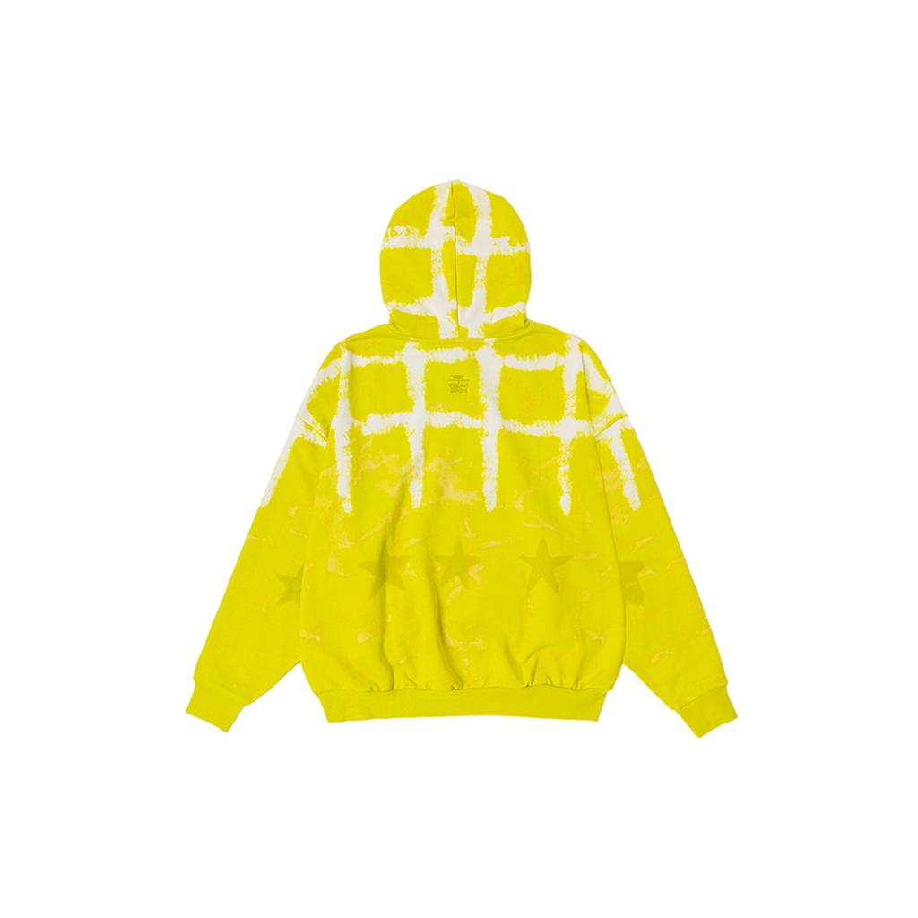Vans Geometric Print Knit Drawstring Hoodie Unisex Hoodies Yellow VN00045MRHT