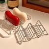 Stainless Steel Soap Dish Rack - Drainable Soap Holder for Bathroom & Kitchen, Anti-Slip Soap Stand Organizer