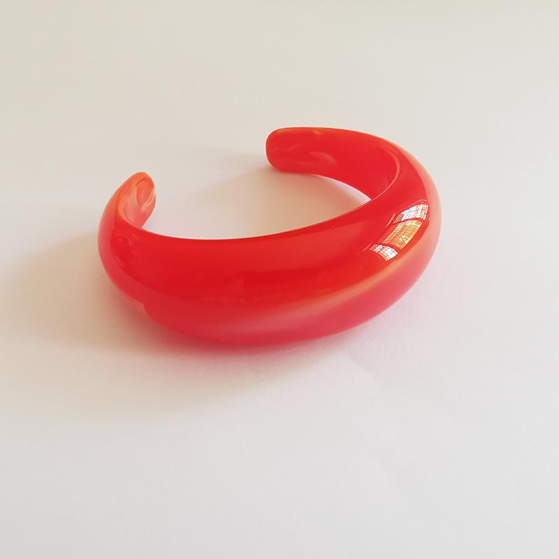 Bohemian Acrylic Colorful Opened Bracelets for Women Simple Vintage Temperament Cuff Bracelets Female Jewelry