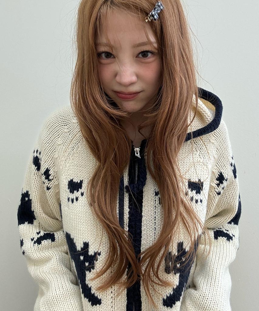 Fallett Cowichan Zip-Up Hoodie Ivory