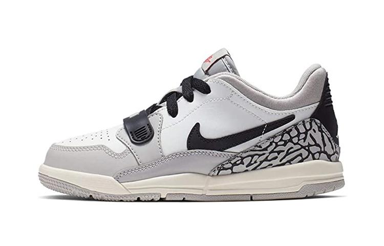 Jordan Legacy 312 Low Технический серый Огненно-красный Черный PS CD9055-101 35