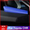 For Toyota C-HR CHR 2016-2017 2018 Front Door Window Inner Triangle A Colum Cover Sticker Trim Decoration Accessory
