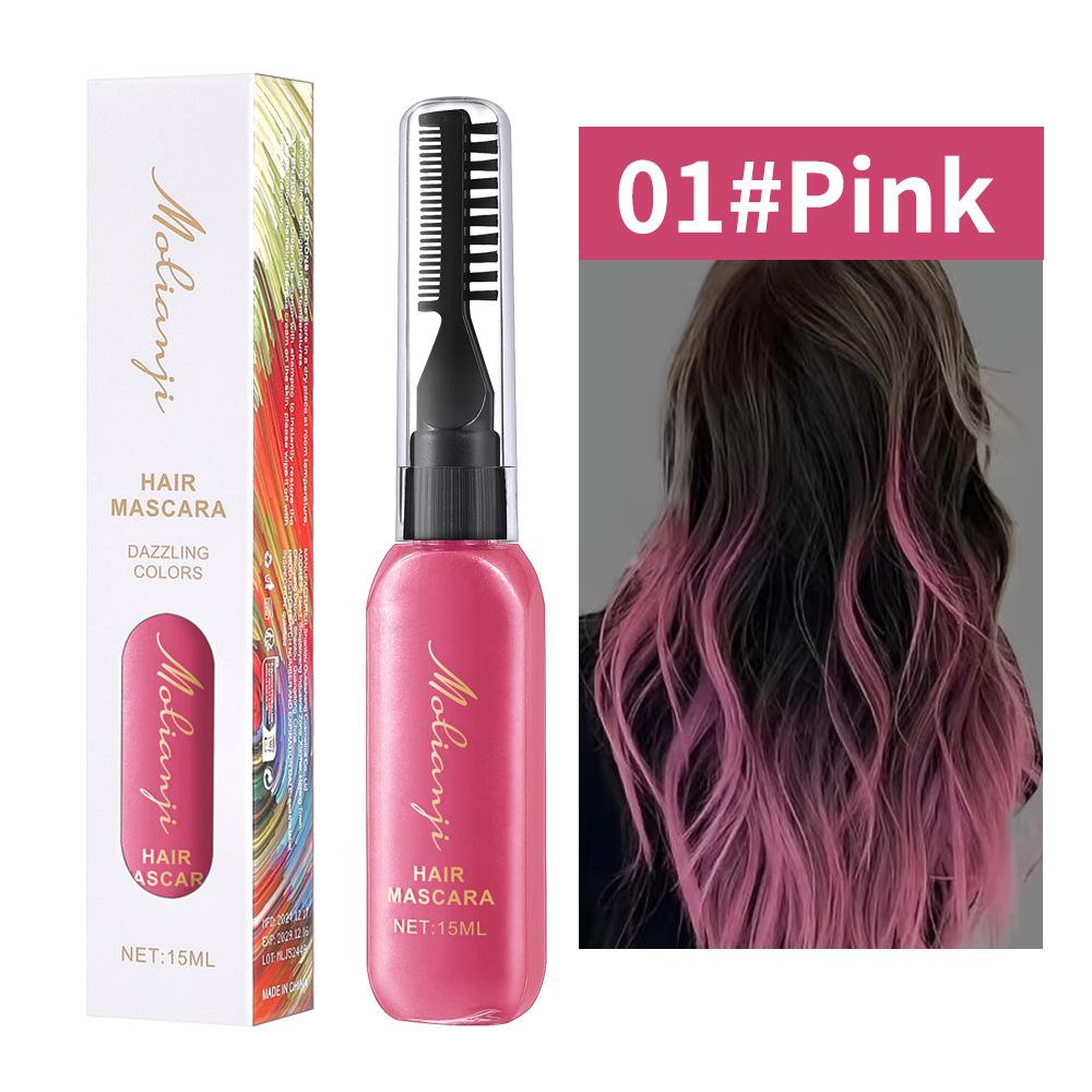 Disposable Hair Dye Hair Cream Plant Natural Whitening Dual-purpose Mascara