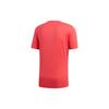 Adidas T Shirts Men's Red Crew Neck Moderate Straight Fit DQ1852