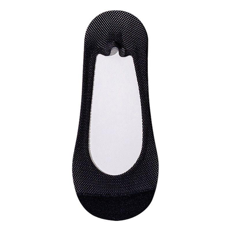 1/2 Pairs Women Summer Mesh Breathable Cotton No Show Socks with Anti-slip Grip Casual Thin Hollow Short Invisible Low-cut Socks