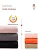 Unisex Plus Size Thermal Underwear Set with Thickened Velvet and Lambskin, Round Neck, for Autumn and Winter