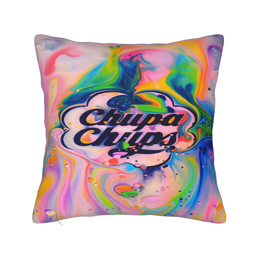Candy Chupa Chups Pillow Case Comfy Pillow Cover For Living Room Bed Chair Funny Pillowcases