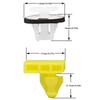 Yellow Clip Washers White Clips 76882-JG10A For Murano Models