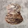 Multifunktionale Camouflage-Print-Halsmanschette Gesichtsbedeckung Leichtes atmungsaktives Bandana für Outdoor-Aktivitäten Radfahren Laufen Wandern