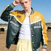 Men's PU Leather Jacket Spring and Autumn Loose Large Size Car Wind Jacket Windproof Racing Rock Leather Jacket Cross-Border Jacket