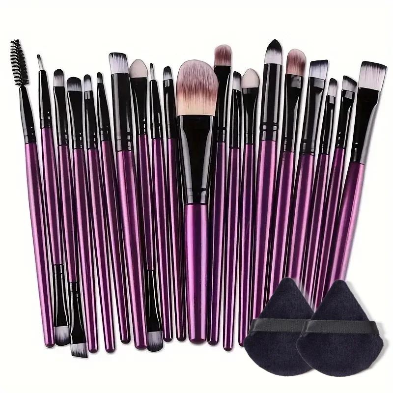 8Pcs-20Pcs Makeup Brushes Set Soft Fluffy Eyeshadow Brush Detail Concealer Blush Loose Powder Foundation Highlighter Beauty Tool