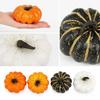 4 Pcs Faux Pumpkin Decorations for Halloween Easter Indoor Home Mantel Shelf Table Centerpiece