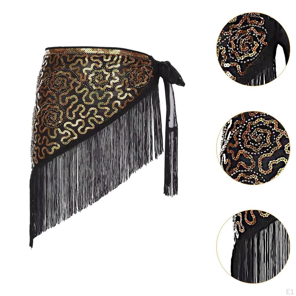 Belly Dance Hip Scarf Dancing Skirt for Cha Summer Beach Reenactment