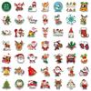 100 Einzigartige Weihnachts-Cartoon-Graffiti-Sticker für Notizbücher, Koffer und Roller