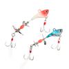 Sequin Luminous Simulation Artificial Fishing Lure Bait with Feather Rotation VIB   Fish Shape