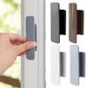Classic Style Plastic Self-Adhesive Handles for Windows and Cabinets - Easy Installation, No Glue Required, Suitable for Glass, Tile