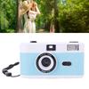 35mm Film Camera 28mm F/8 Reusable Retro Film Camera with Flash 27 Color Films for Students Adults Birthday Gifts