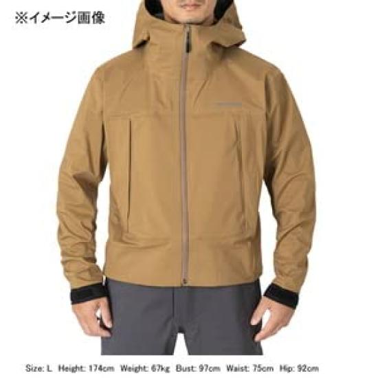 Shimano Short Rain Size L RA-025W Jacket, Beige,