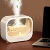 Yousheng Aroma Diffuser with Landscape, 7 Color Flame Humidifier, 250ml Essential Oil Diffuser with Auto Shut Off, Quiet Mist Humidifier for Home