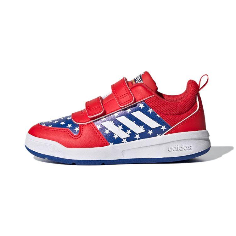 Adidas Neo Tensaur Low Top Kids Skate Shoes Red Kids Sneaker FY9191