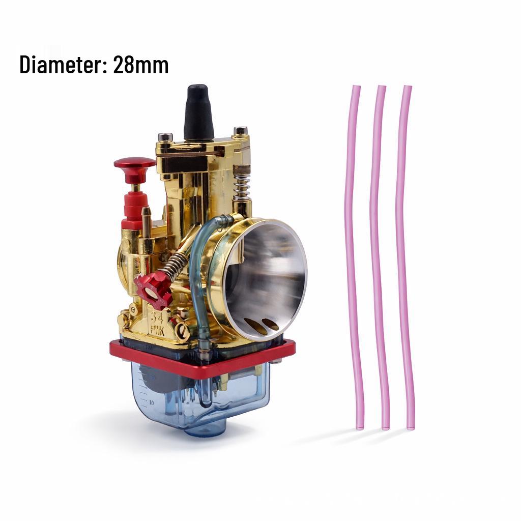 Gold PWK Carburetor, Sizes 24-34, for KO SO OKO Keihin Motorcycle Mods