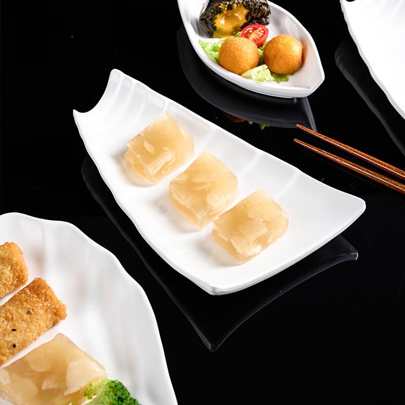 Xi Yao Melamine Plant Leaf Shaped Plate