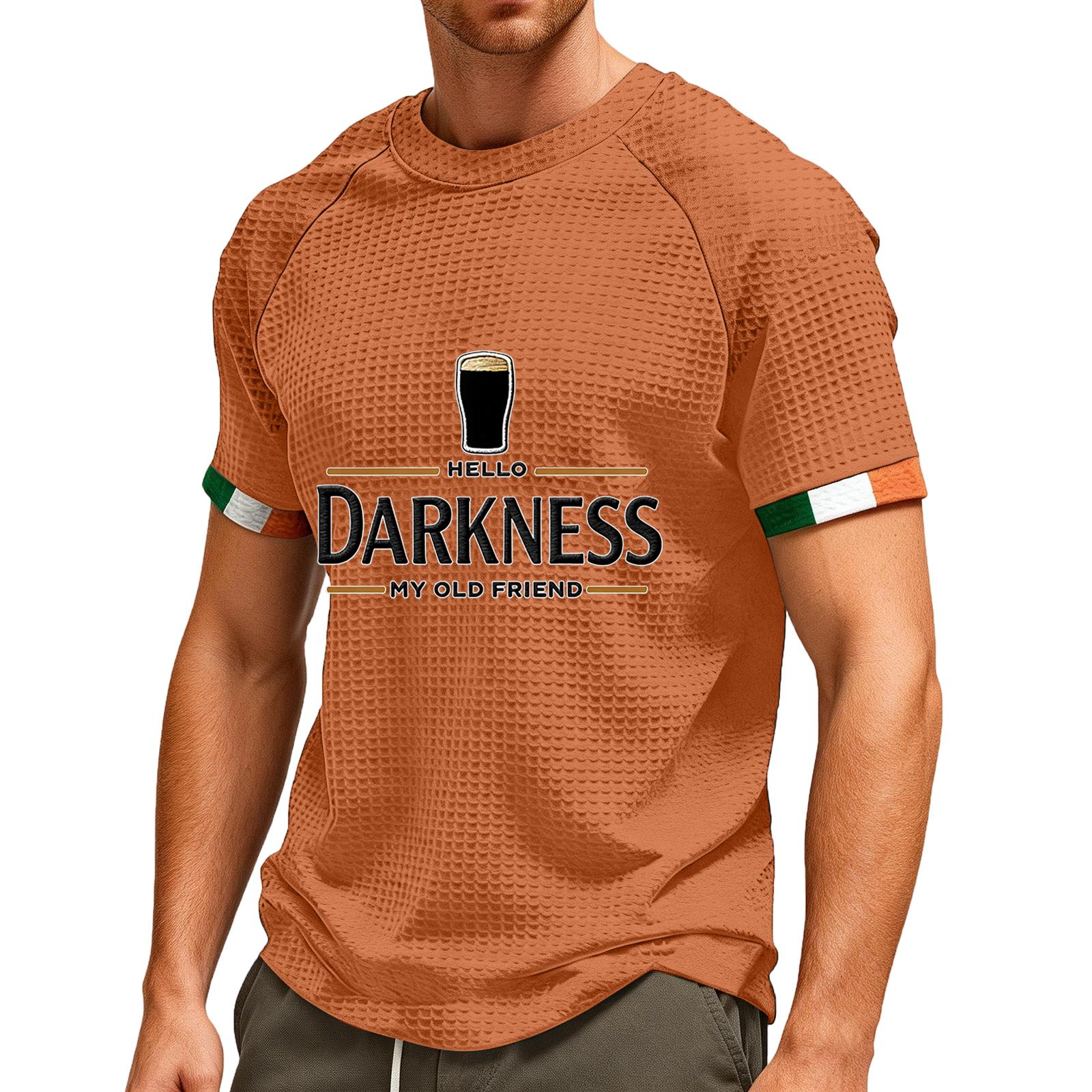 

Чоловіча футболка Darkness My Old Friend Ірландська пивна футболка Ірландія Футболка XL помаранчевий