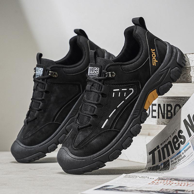 2025 Spring New Large Size Breathable Mesh Comfortable Men's Trendy Hiking Shoes Outdoor Casual Men's Models