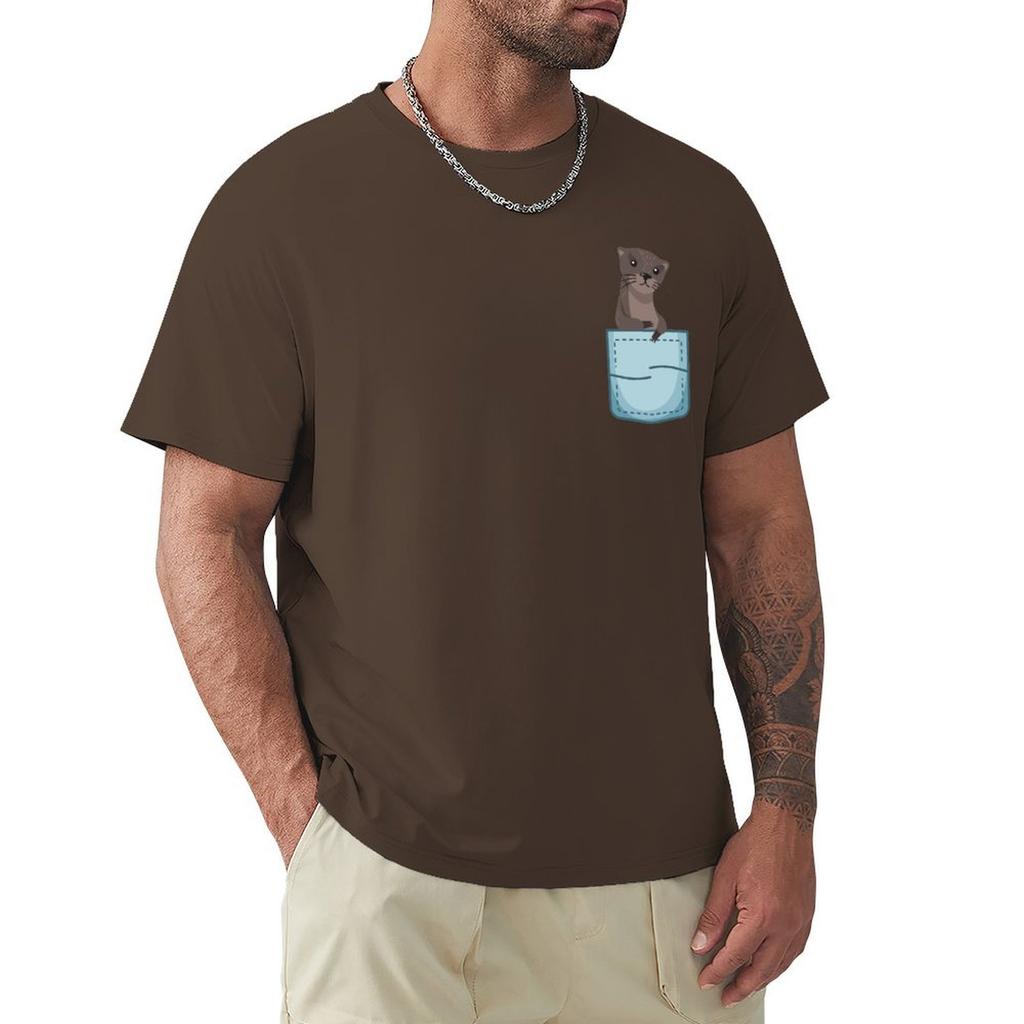 Funny Vintage Ferret Lovers Gift T-Shirt Street Wear Vintage Graphic Tee Outfits For Men