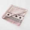Floral Print Square Scarf with Right Angle Hem