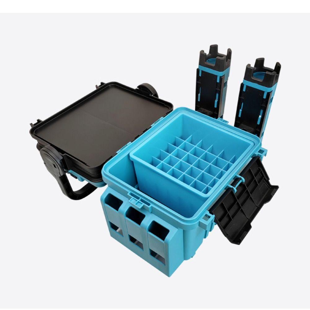 Luminous Fishing Tackle Case Waterproof Lure Tool Storage Squid Jig Bait Container  Fishing Gear