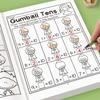 32 pages with 10 or less of addition and subtraction mathematical training