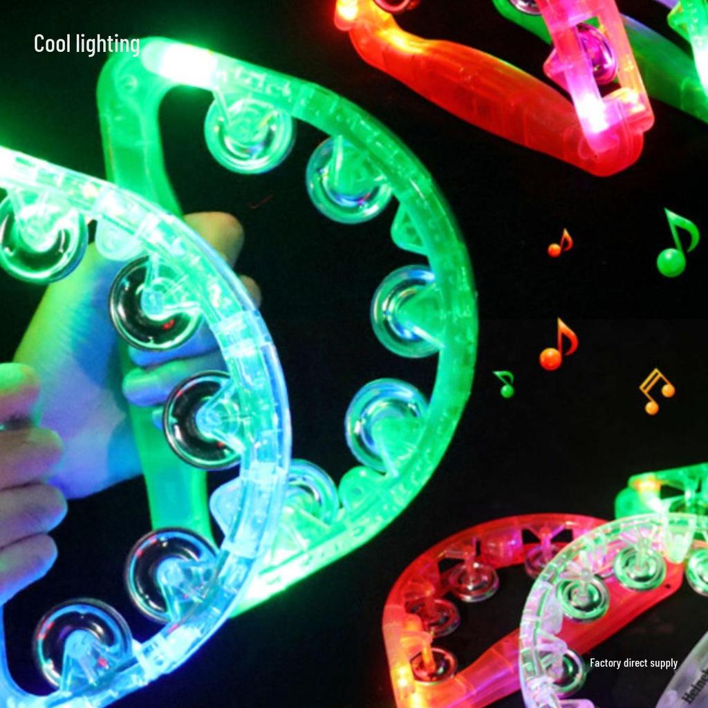 Flashing LED Glow Stick Rattle - Concert and Party Cheer Props