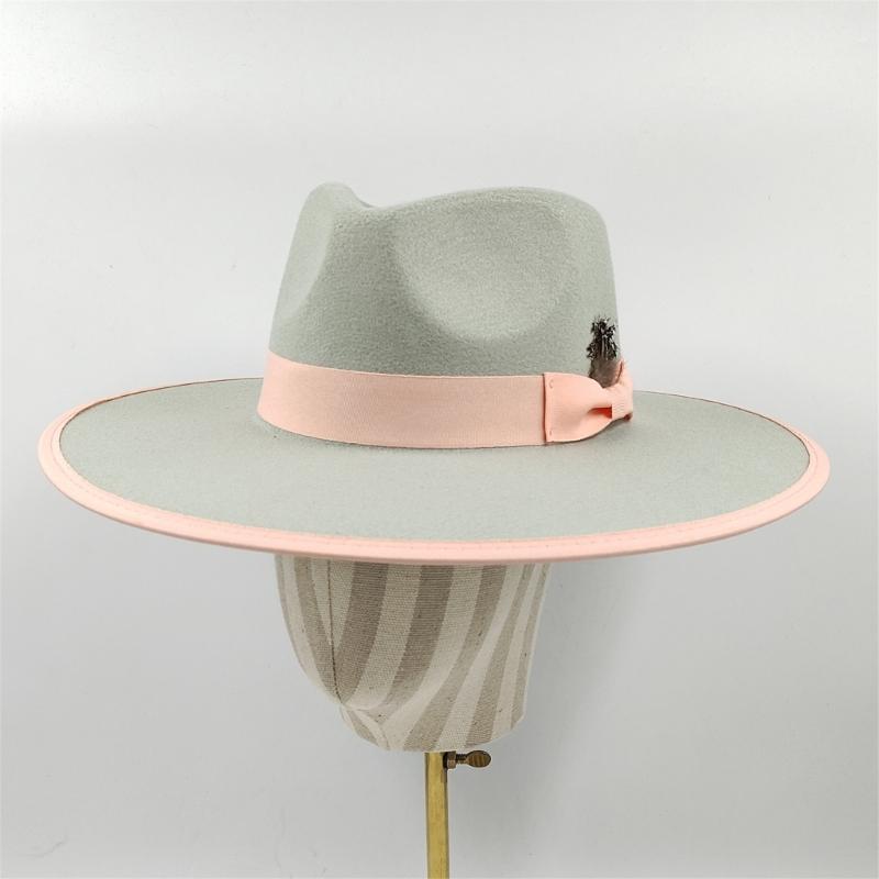 Stylish Wide Border Hat Sun Protecting Fashionable Hat British Styles Hat for Holiday Celebrations