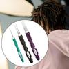 6Pcs/Set Durable Hook Needle Hair Extension Micro Hook Dreadlock Crochet Hook  Making and Repair