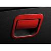 For Chevrolet Equinox 2018-2023 Red Steel Co-Pilot Storage Box Handle Cover Trim