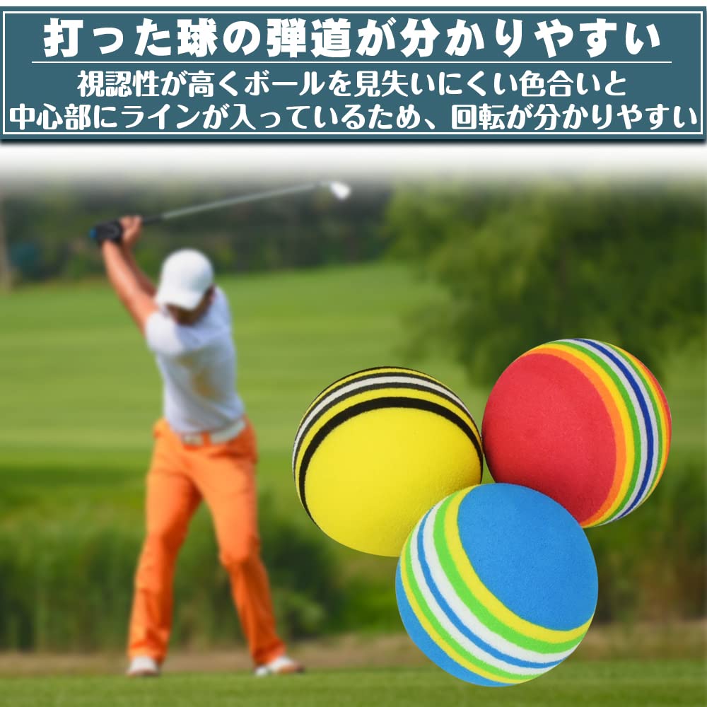Golf Practice Mat with Balls, Soft Material, Durable, and Suitable for Swinging (Light Green)