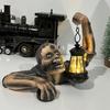 Lanterna Zombie Scultura Horror di Halloween, Ornamento d'Atmosfera, Decorazione Giardino Cortile