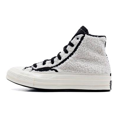 Chuck 70 High Sherpa - Egret uniszex tornacipő fehér fekete 172006C