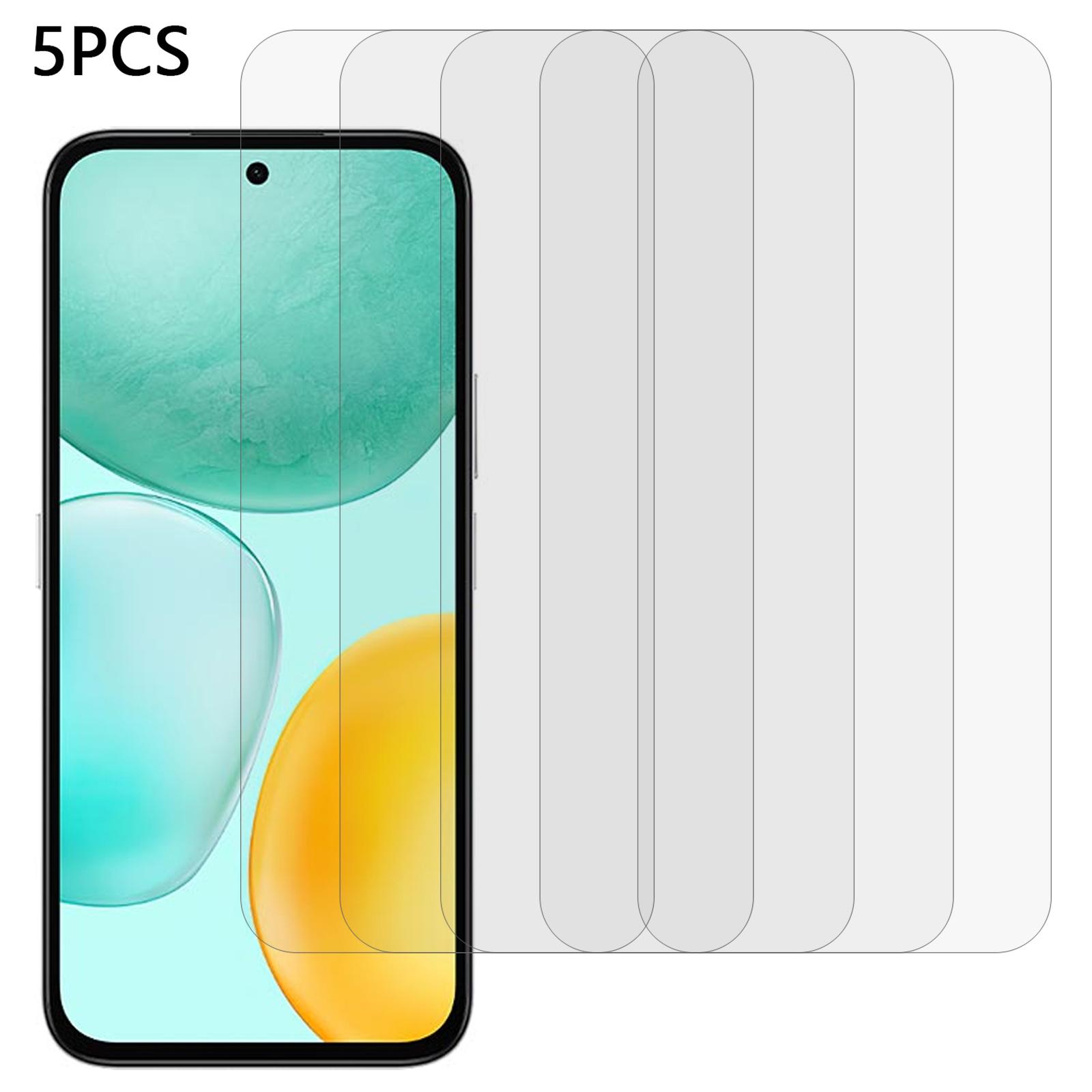 

5Pcs For Honor Play 60 5G Front Screen Protector 0.3mm 2.5D Tempered Glass Clear Film As Shown A