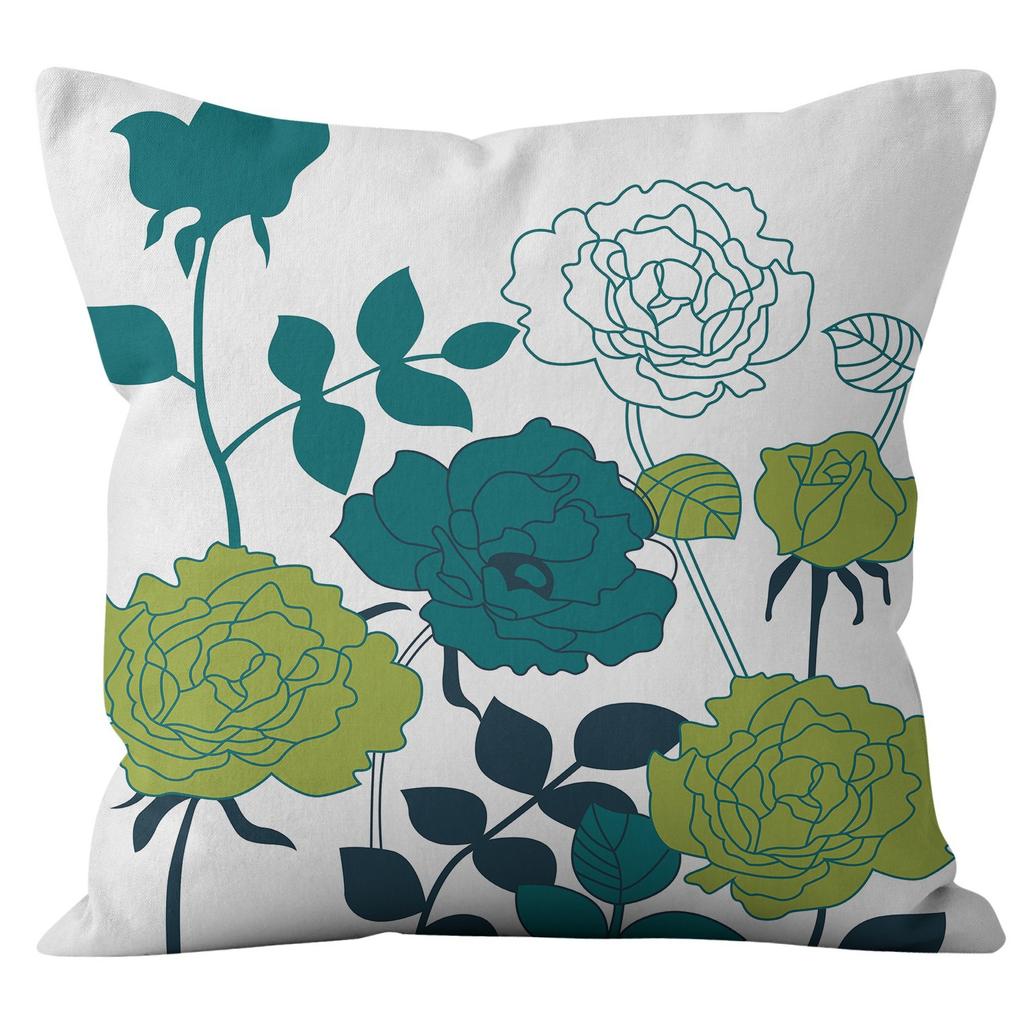 Leinenpflanze Kissenbezug Zuhause Sofa Kissenbezug