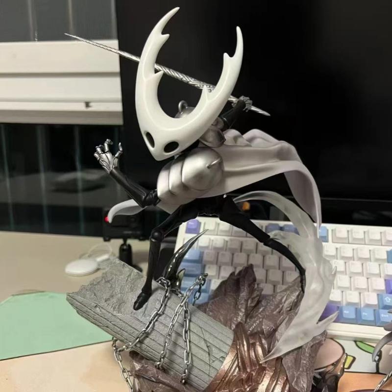 34cm Hollow Knight Hornet Ritter König Gk Figur Anime Action Statue Spiel Zubehör Schreibtisch Dekoration Sammlerstück Spielzeug Für Fans