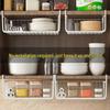Wall-Mounted Multi-Functional Kitchen Storage Rack - Punch-Free Hanging Basket for Dorms