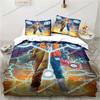 Back To The Future Classic Movie Retro Bedding Set Bed Three Piece Set Single Double Bed Queen Size King Quilt Cover Boy Gift