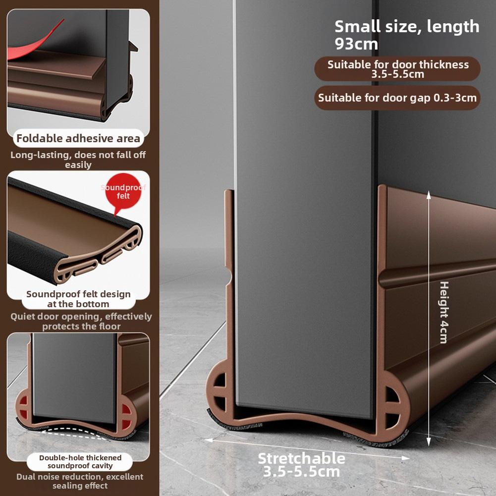 Акриловая подложка Уплотнитель ПВХ Уплотнительная лента для двери Защита от сквозняка Легкая установка Шумоизоляция Легкая установка Уплотнитель для двери