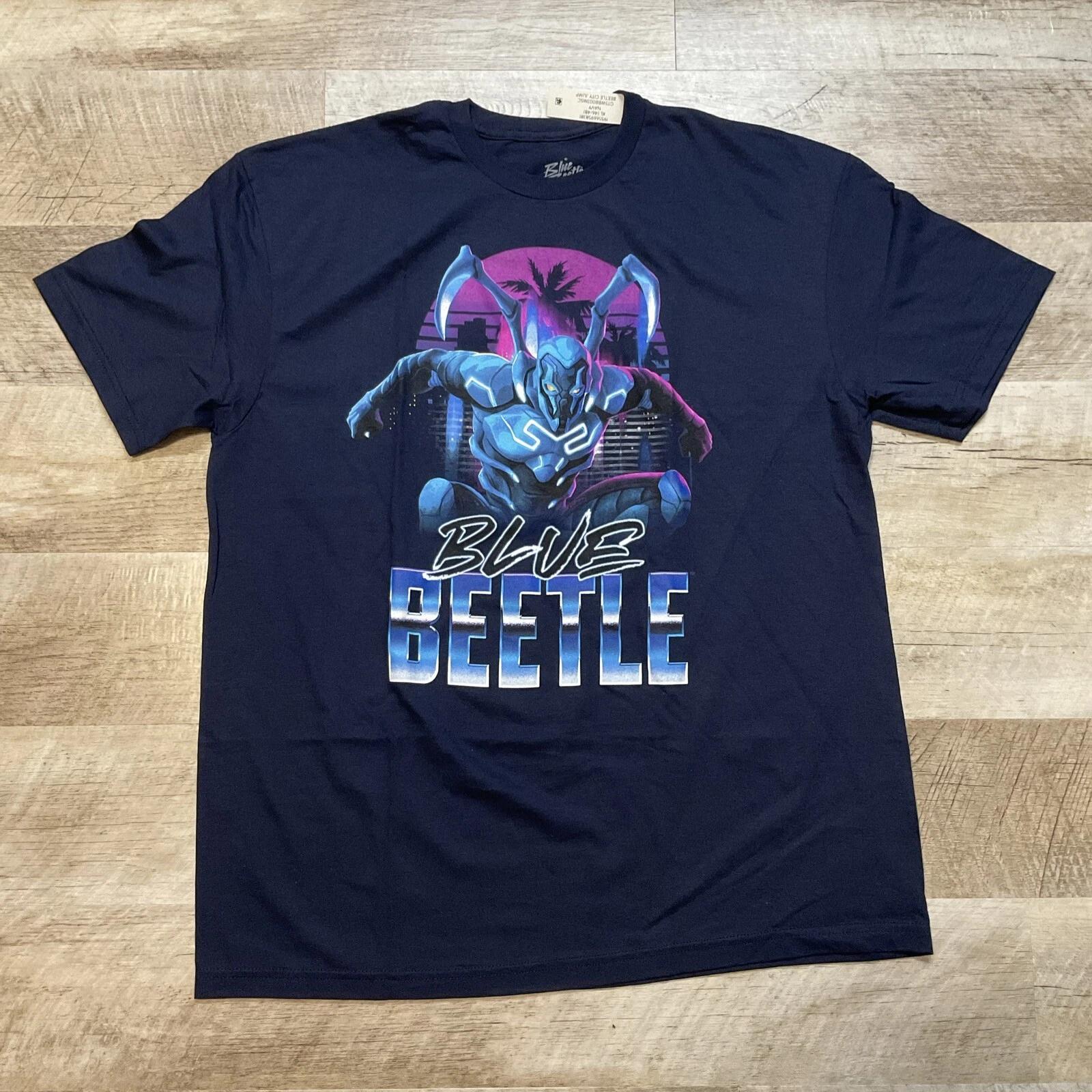 NEW Blue Beetle DC Comics Officially Licensed T-Shirt Size L S